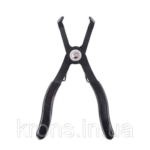 Щипці для зняття обшивки та кліпс, вигнуті 30град, сталь, фото 1