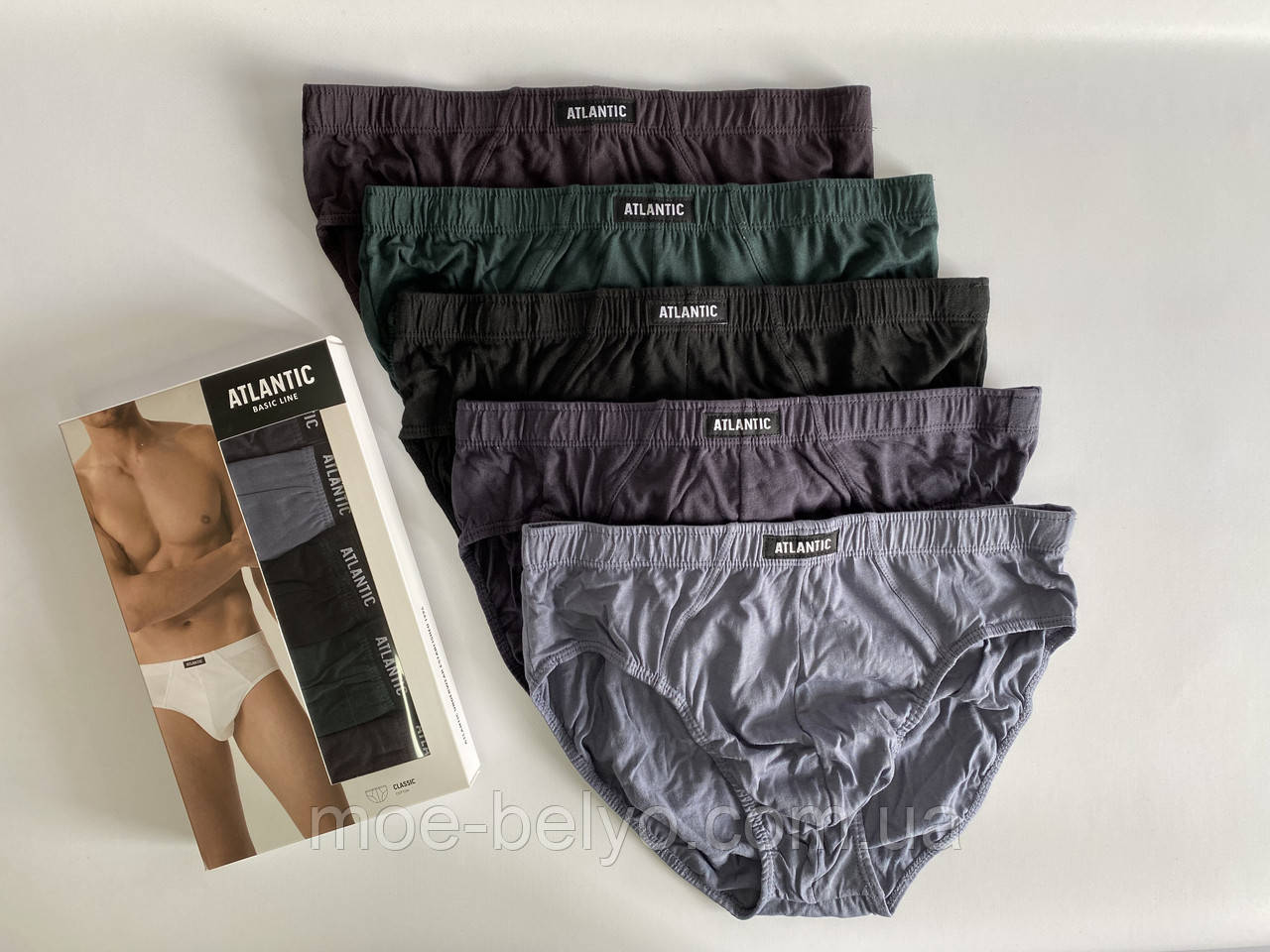 Чоловічі труси чоловічі труси atlantic атлантік 5SMP-003 набір 5 шт