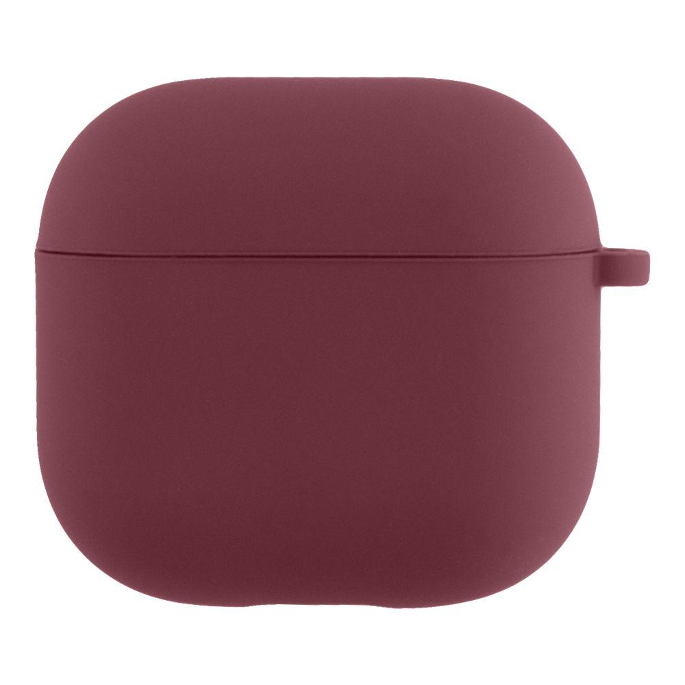 Футляр Silicone Case with microfibra для Airpods 3 Колір 42.Maroon, фото 1