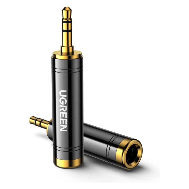 Аудіо адаптер UGREEN AV168 3.5mm Male to 6.35mm Female Adapter 1pcs(UGR-60711), фото 1