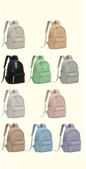 Шкільний рюкзак міський на блискавці з кишенею 40*28 см зі штучної шкіри в різних кольорах VTTV