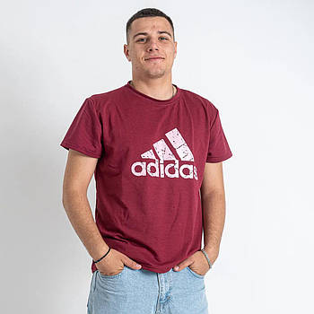 Чоловіча стильна футболка з великим логотипом, якісна різні кольори, повсякденна, демісезонна, 46-54