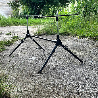 Підставка род-под Energofish BASIC Rod Pod для 3 вудилищ, алюмінієва рама, регульовані ніжки