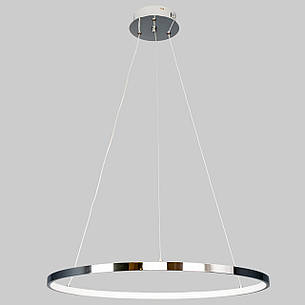 Срібна/хром люстра кільцева 40W 60см «Circle» (52-9832-1 CHROME), фото 2