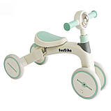 Триколісний велосипед з батьківською ручкою Best Trike BST, біло-м'ятний 410, фото 5