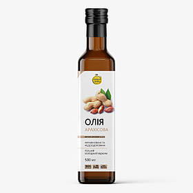 Арахісова олія першого холодного віджиму, ТМ "Корисна олія" 500 мл