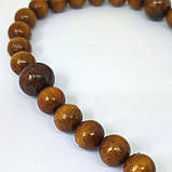 Ручна вервиця з дерева на 30 бусин (дрібні намистини), фото 2