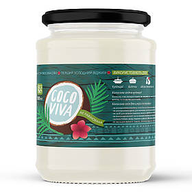 Кокосова олія, Нерафінована, Холодного віджиму, ТМ "Coco Viva", 500мл