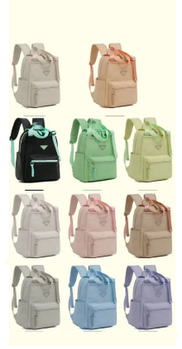 Шкільний рюкзак міський на блискавці з кишенею 38*30 см зі штучної шкіри в різних кольорах VTTV