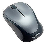 Комп'ютерна миша бездротова Logitech M235USB, оптична, 1000 dpi, 3 кнопки, 1xAA Gray/Black, фото 2