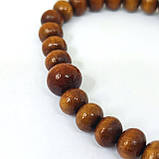 Дерев’яна вервиця на 30 зернят (великі намистини), фото 3