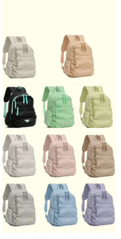 Шкільний рюкзак міський на блискавці з кишенею 38*28 см зі штучної шкіри в різних кольорах VTTV