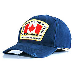 Бейсболка Dsquared2 з канадським прапором синя