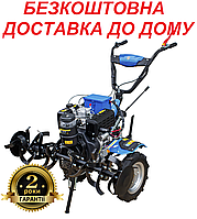 Мотоблок дизельный 12 л.с. ДТЗ 512ДНЕ-К (колеса 5.00-12) 3 скорости вперёд, электростартер