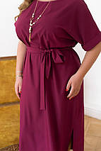 Сукня " Монако " фуксія великого розміру Розміри: 46-48, 50-52, 54-56, 58-60, 62-64, 66-68, фото 4