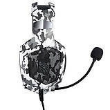 Навушники ONIKUMA Gaming with LED K8 Camouflage-White, фото 4