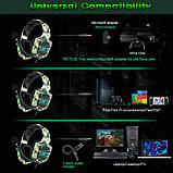 Навушники ONIKUMA Gaming with LED K8 Camouflage-White, фото 10