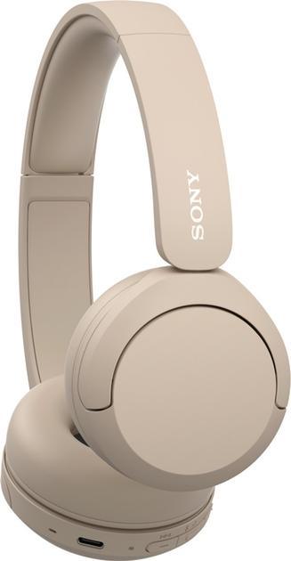 Навушники бездротові Sony WH-CH520, Bluetooth 5.2, до 50 годин роботи, Бежеві, фото 1