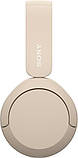 Навушники бездротові Sony WH-CH520, Bluetooth 5.2, до 50 годин роботи, Бежеві, фото 3