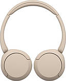 Навушники бездротові Sony WH-CH520, Bluetooth 5.2, до 50 годин роботи, Бежеві, фото 5