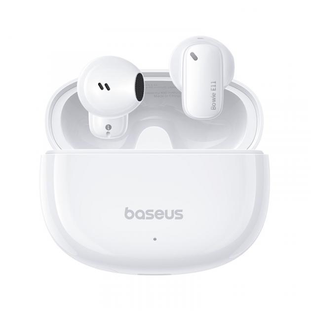 Навушники Baseus Bowie E11 True Wireless Earphones White, фото 1