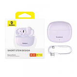 Навушники Baseus Bowie E11 True Wireless Earphones Purple, фото 5