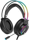 Навушники GamePro Nitro HS733 ігрові Black, фото 2