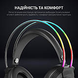 Навушники GamePro Nitro HS733 ігрові Black, фото 7