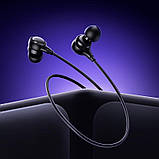 Навушники HOCO M116 Benevolent universal earphones with microphone  |1.2M, 3.5mm| Black, фото 5