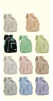 Шкільний рюкзак міський на блискавці з кишенею 38*29 см зі штучної шкіри в різних кольорах VTTV