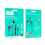 Навушники HOCO M123 Glory universal earphones with microphone Black, фото 6