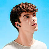 Навушники Hoco EQ14 Cool color true wireless BT headset with touch screen  |BT5.4, 40/500mAh, 7h| Black, фото 5