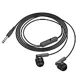 Навушники HOCO M121 Bright universal earphones with microphone  Black, фото 4