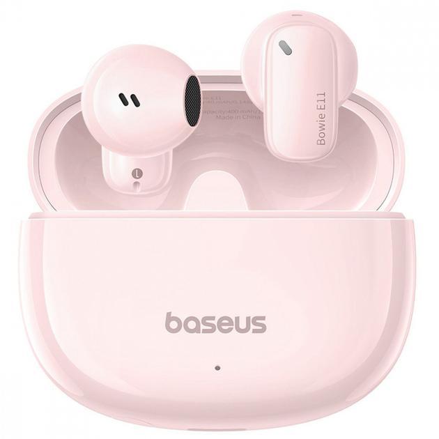 Навушники Baseus Bowie E11 True Wireless Earphones Pink, фото 1