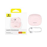 Навушники Baseus Bowie E11 True Wireless Earphones Pink, фото 6