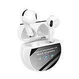 Навушники Borofone BW87 Mist true wireless BT headset with touch screen White, фото 4