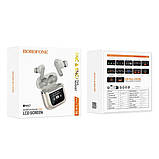 Навушники Borofone BW67 Gorgeous true wireless ANC, Bluetooth, із сенсорним екраном та шумозаглушенням, Champagne Gold, фото 4