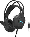 Навушники A4tech XH-200, мікрофон з шумоподавленням, Black, фото 2