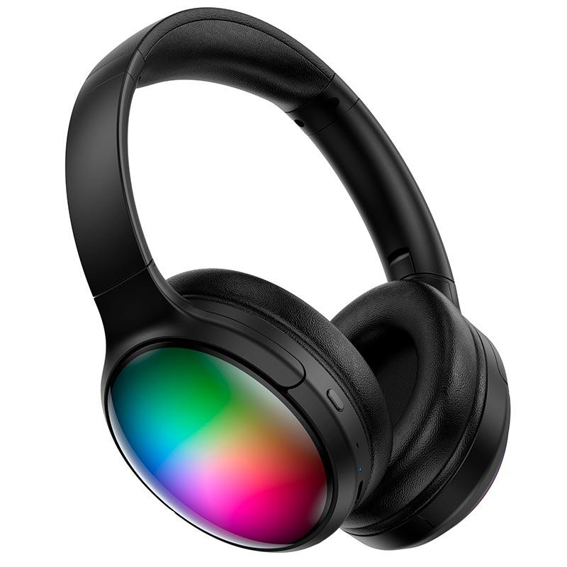 Навушники ONIKUMA Bluetooth Headphones with ANC Microphone B3 |BT5.3/Type-C, ANC, 38H, RGB - підсвічування, Black, фото 1