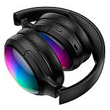 Навушники ONIKUMA Bluetooth Headphones with ANC Microphone B3 |BT5.3/Type-C, ANC, 38H, RGB - підсвічування, Black, фото 3