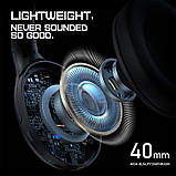 Навушники ONIKUMA Bluetooth Headphones with ANC Microphone B3 |BT5.3/Type-C, ANC, 38H, RGB - підсвічування, Black, фото 7