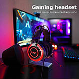 Навушники iPega PG-R015  Gaming with RGB-підсвічування, LED headset |3.5mm, Noice Reduction| Black, фото 6