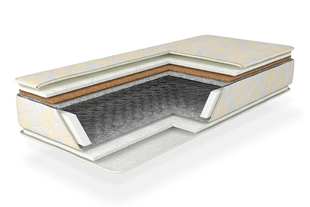 Матрац на залежних пружинах Меркурій (боннель) (70/190 - 90/190) зима-літо, фото 1