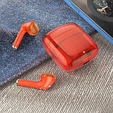 Навушники Hoco EW15 Clear Explore Edition TWS BT headset |BT5.1, 30/300mAh, 4h| Red, фото 3