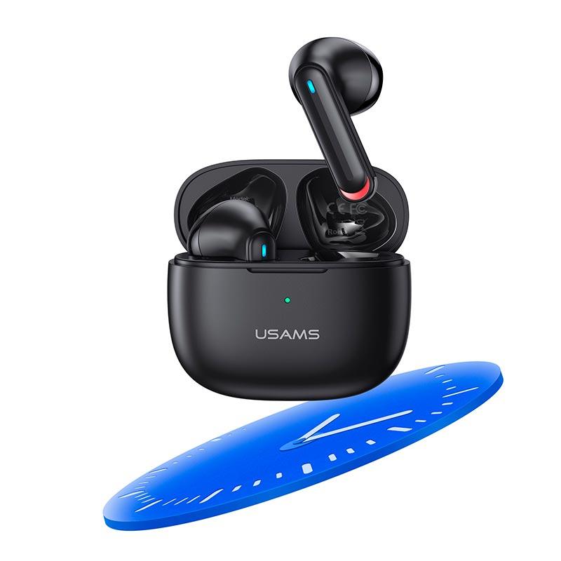 Навушники Usams TWS NX10 |BT5.2, 35/320mAh, 5h| Black, фото 1