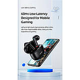 Навушники Usams TWS NX10 |BT5.2, 35/320mAh, 5h| Black, фото 9