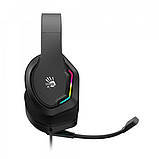 Навушники Bloody G260p, ігрові, підсвічування 7 кольорів, мікрофон з шумопоглинанням, Black, фото 7