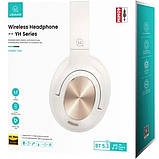 Навушники USAMS-YH21 Wireless Headphone-- YH Series BT5.3 beige, фото 3