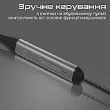 Навушники бездротові для спорту Promate Blend Black, фото 9