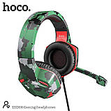 Навушники Hoco ESD08 Gaming Camouflage-Green, фото 4